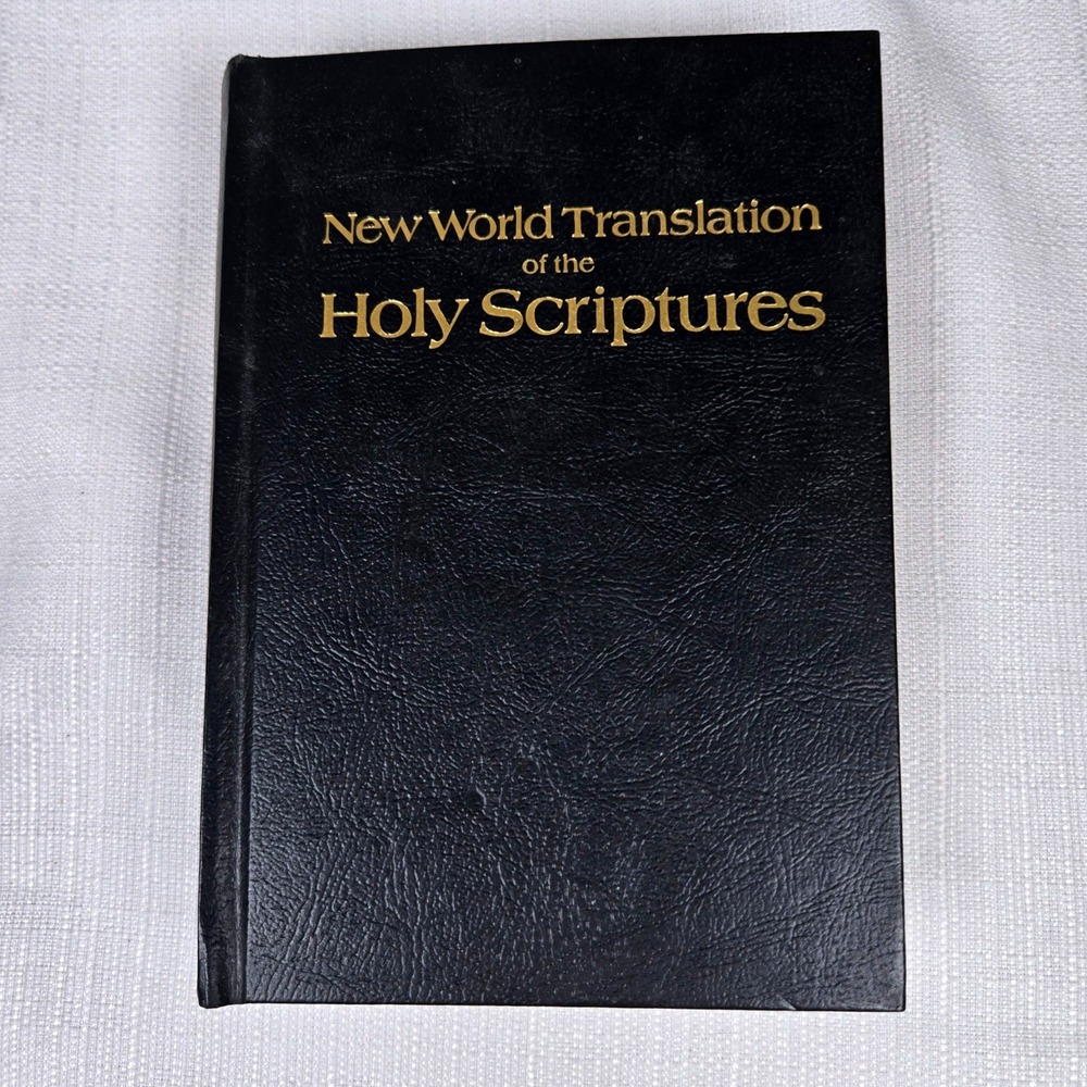 New World Translation of the Holy Scriptures Revised 1984 Black Hardcover Bible
